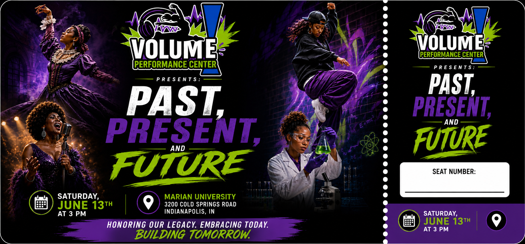 Past Present and Future Tickets (please read the information carefully)