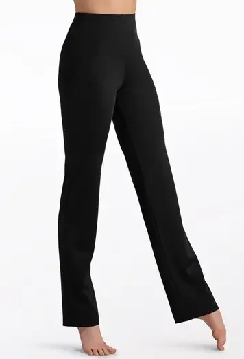 Black Natural Waist Jazz Pants