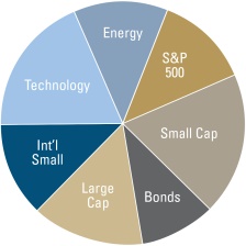 Only when a position begins to show weakness is it sold. Then, a new category/sector is introduced to the portfolio – one that has shown recent trends toward strong growth characteristics .