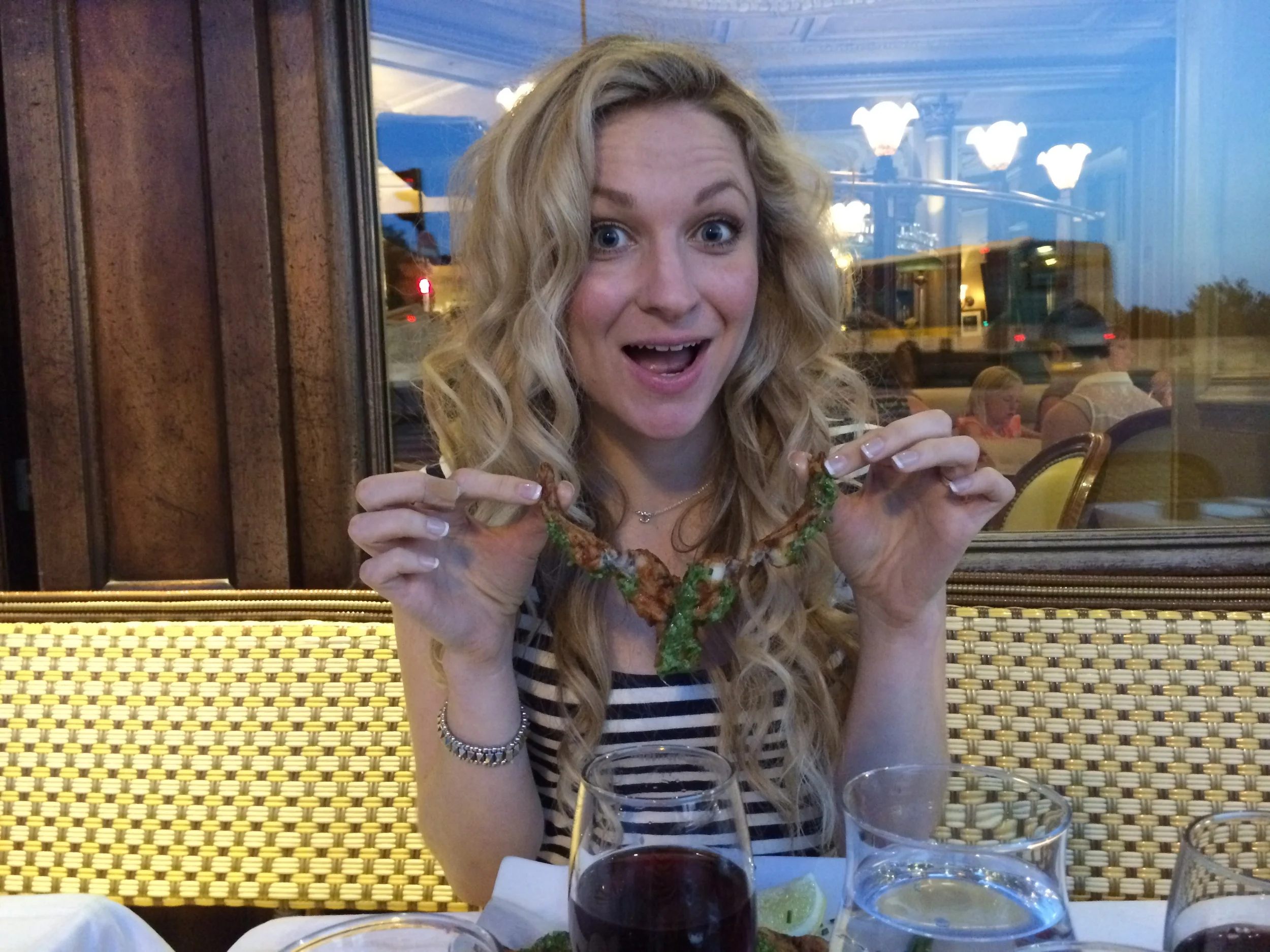 Frog legs are delicious!