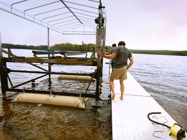 Boat Lift Helper. Don't lift it, float it! — Boat Lift 