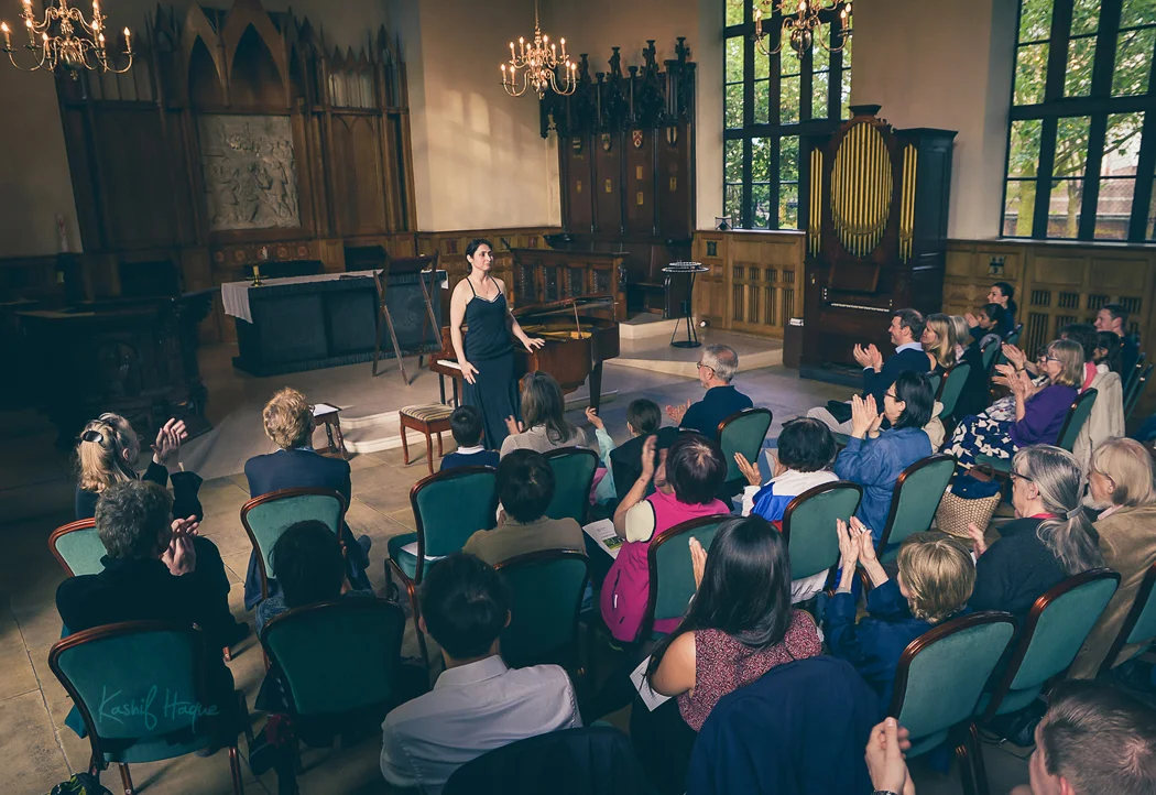 From Bach to Tango An evening of classical music with Jelena Makarova & Katya Schneider in the Chapel of St Katharine's Precinct. Friday, 20 May 2016 