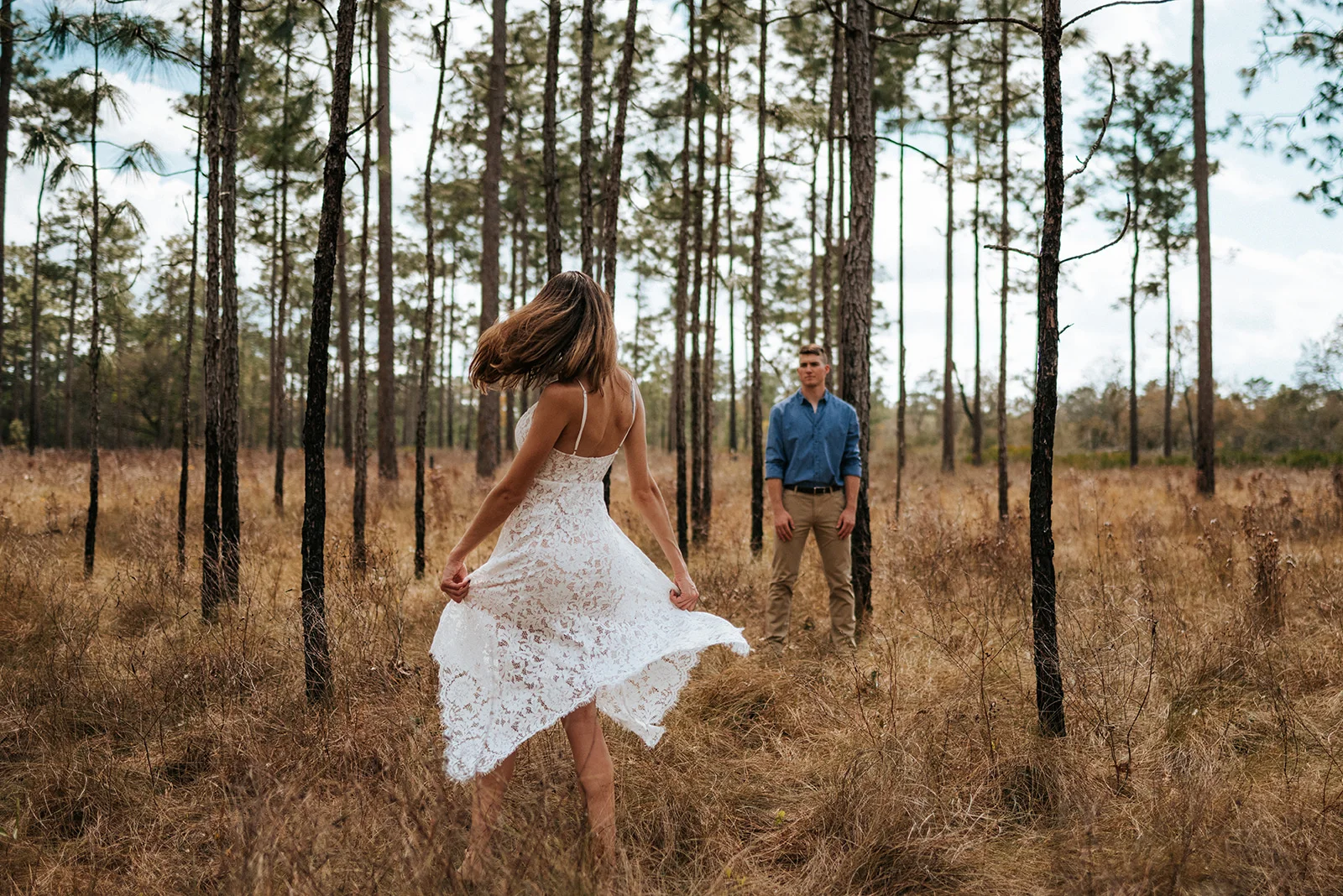 Orlando Engagement session at Wekiva Springs State Park, oak and iron photography