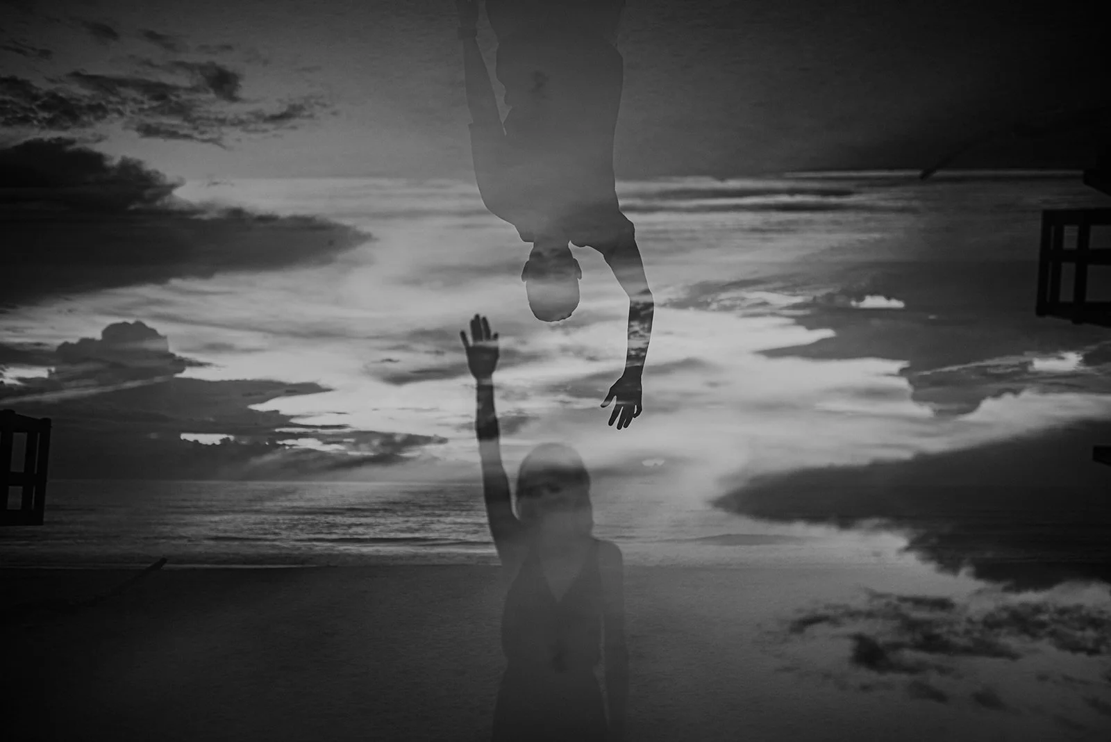 downtown cocoa beach florida engagement photos
