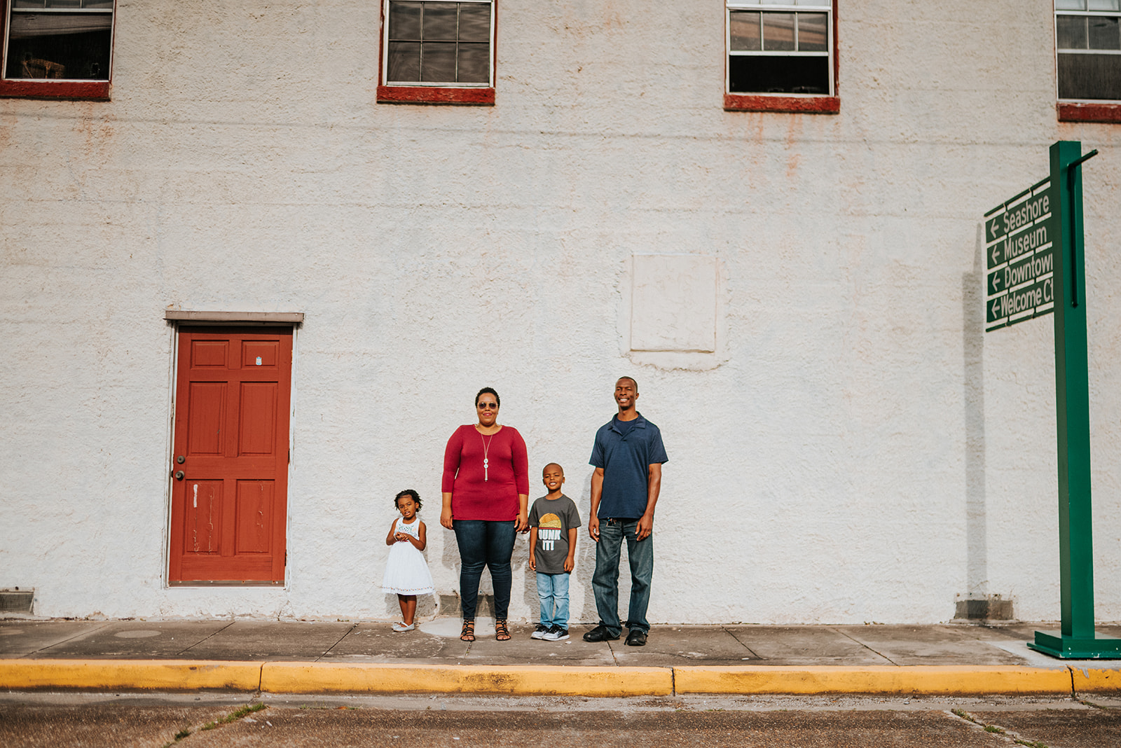 downtown titusville florida family photos
