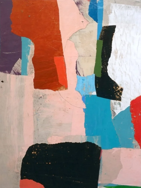 Eclectic Beauty, mixed media on wood, 2018