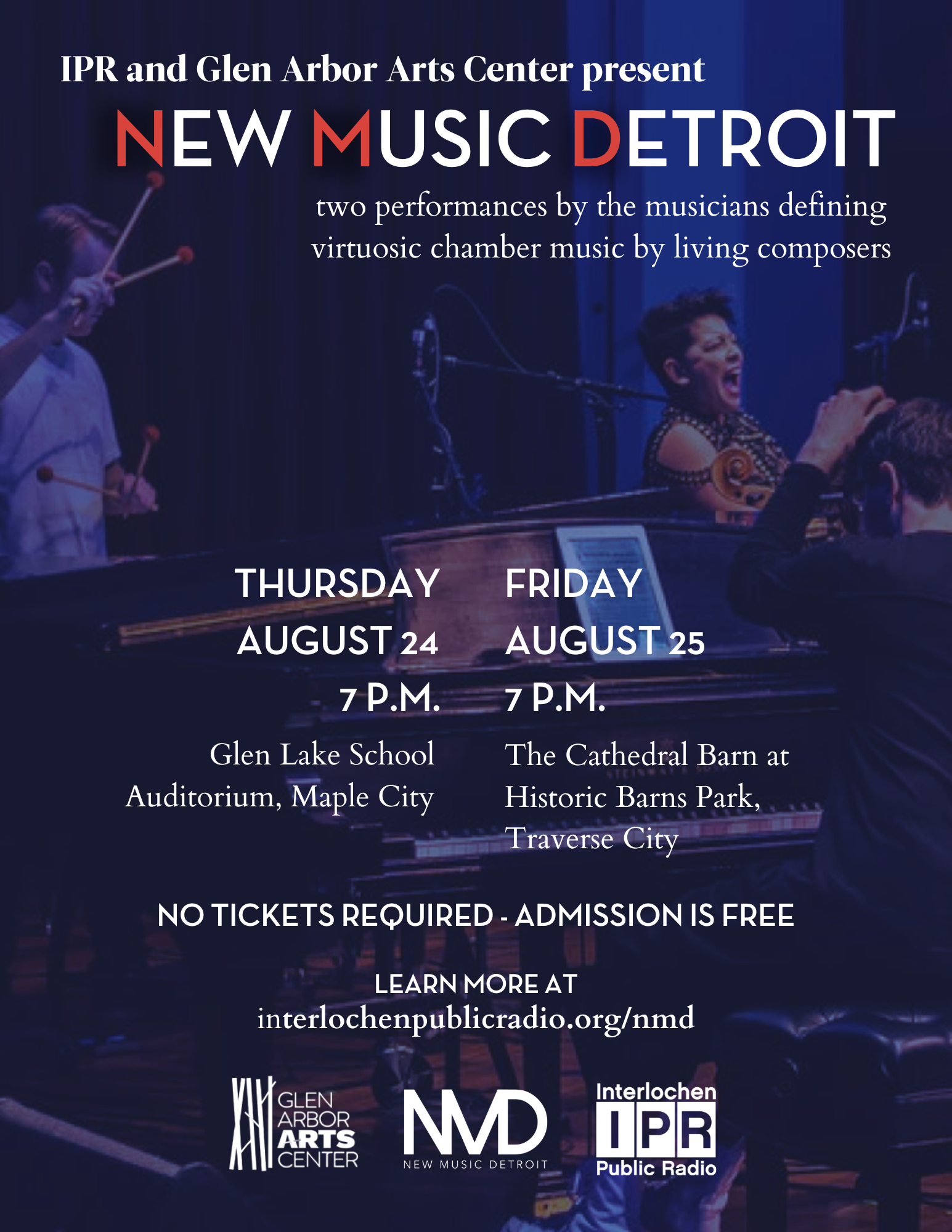 IPR Presents NMD in Traverse City
