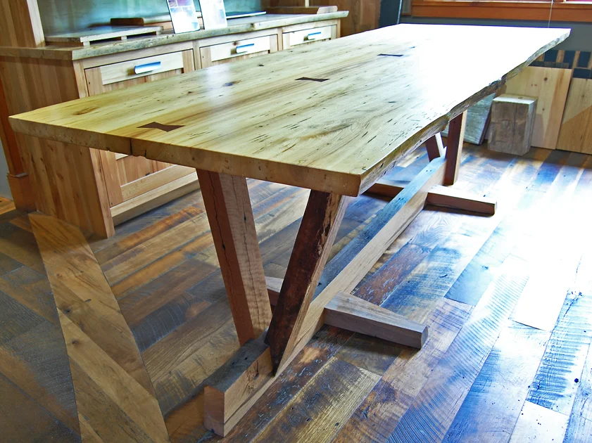 Reclaimed Wood Dining Table - $4,500, located in our East Coast show room.