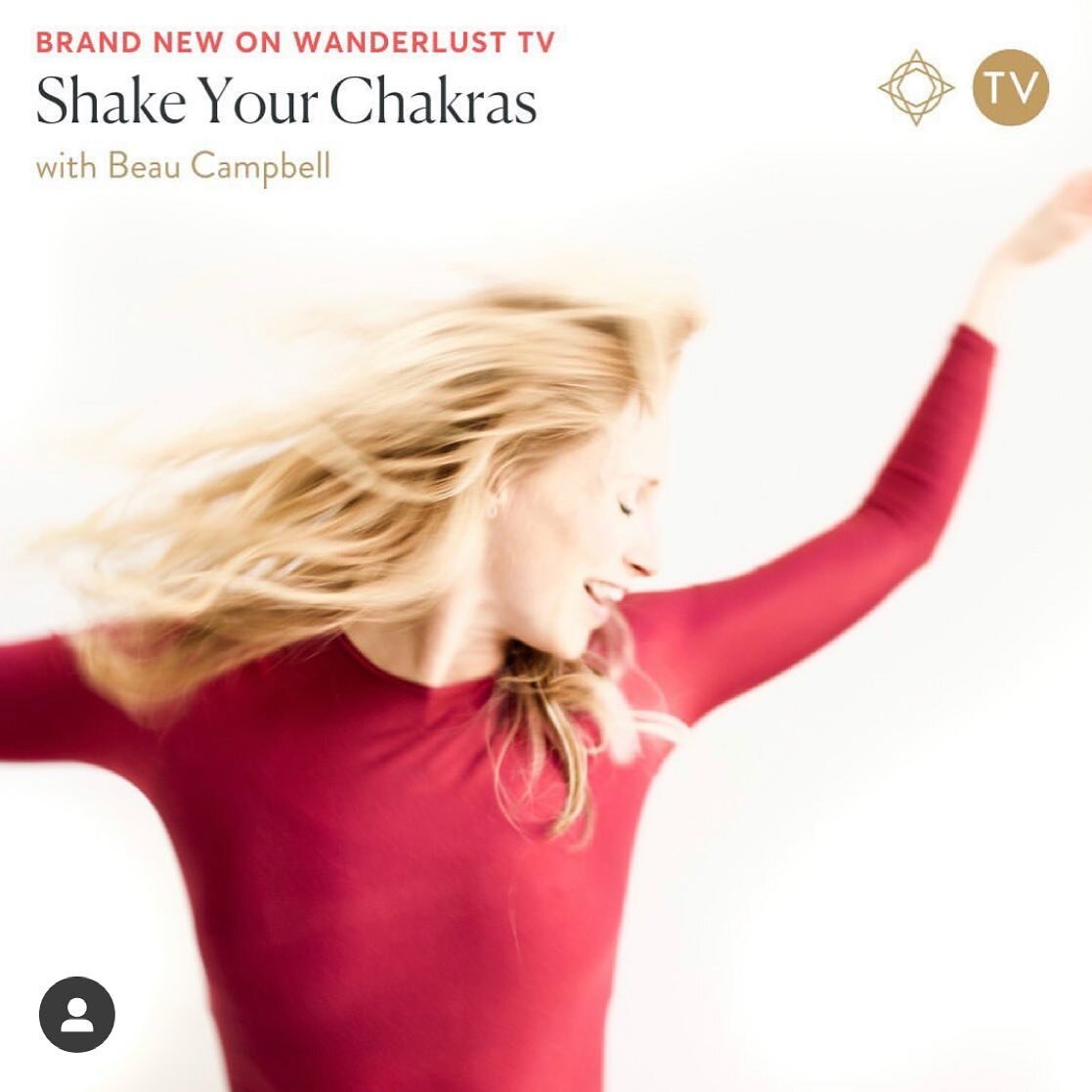 #Repost @wanderlust__tv with @get.repost
・・・
💃OUT TODAY: SHAKE YOUR CHAKRAS💃 This one is really so good, you guys. Beau Campbell (@theyogarina) has done it again: she&rsquo;s delivered a course so fresh that it doesn&rsquo;t feel anything like what
