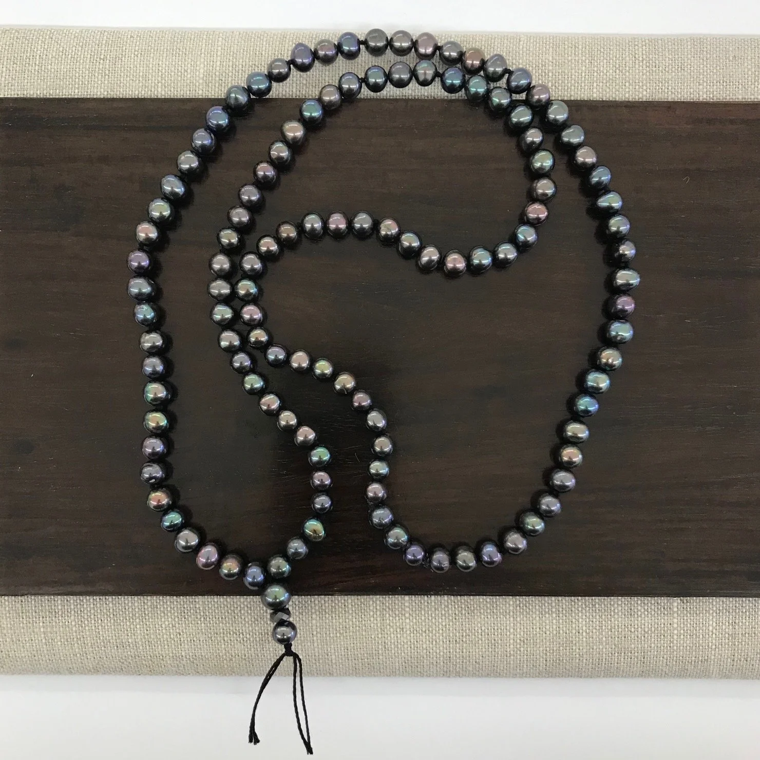 Black Pearl Prayer Beads — FAI 