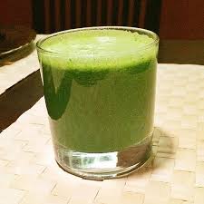 Glass of celery juice