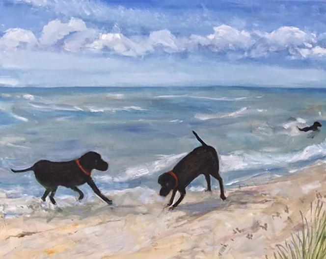 S Keany, Beach Dogs.JPG
