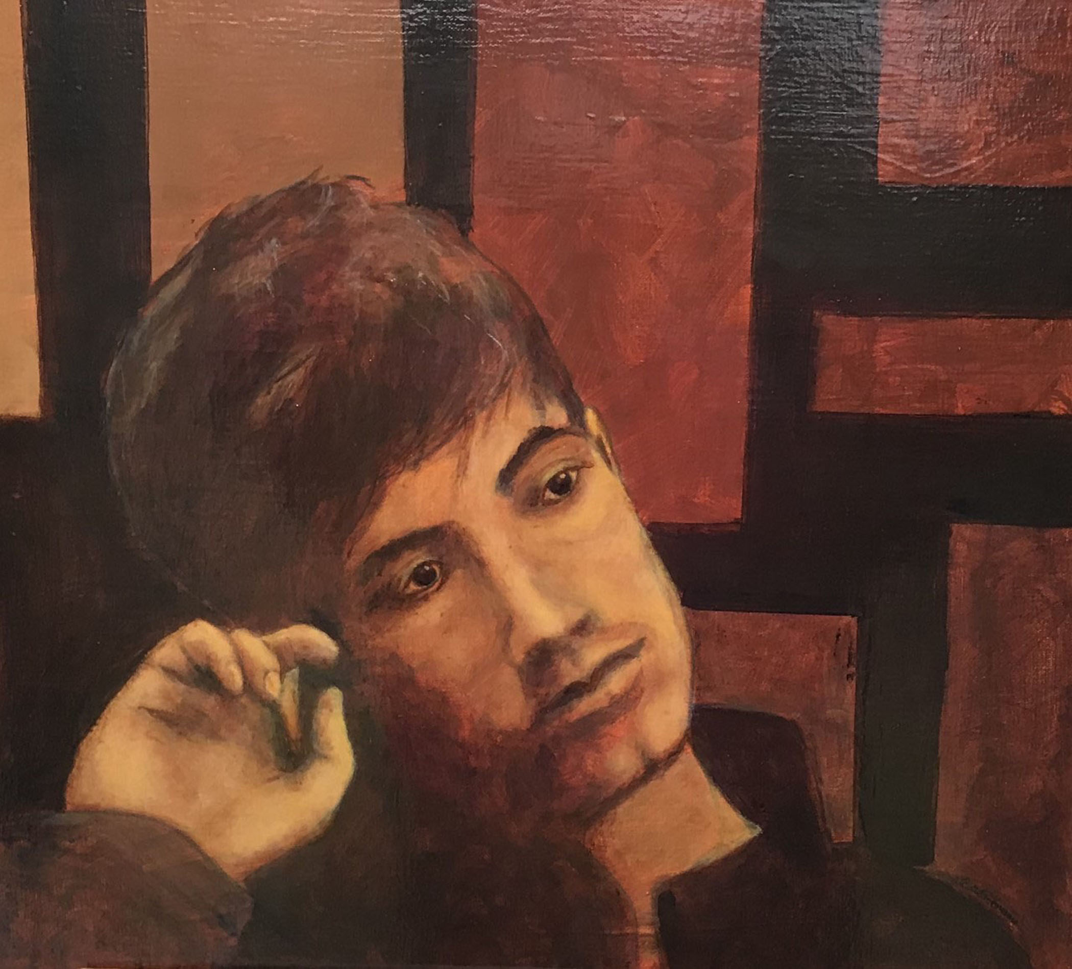 Santomauro, Anthony, Waiting for a Flight, Acrylic, 24x28, $1500.jpg