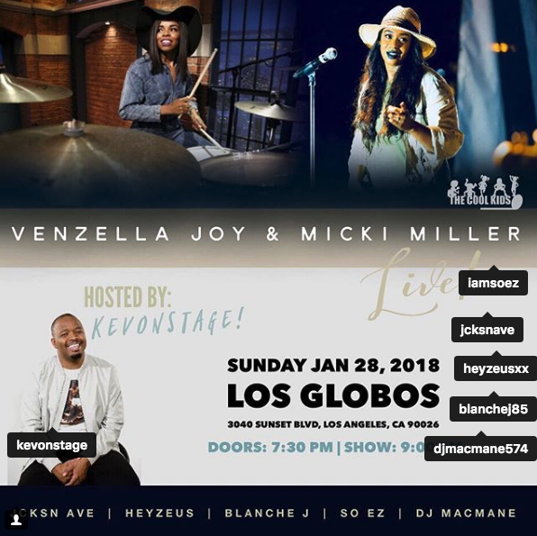 Los Angeles, CA - w/ Micki Miller @ Los Globos