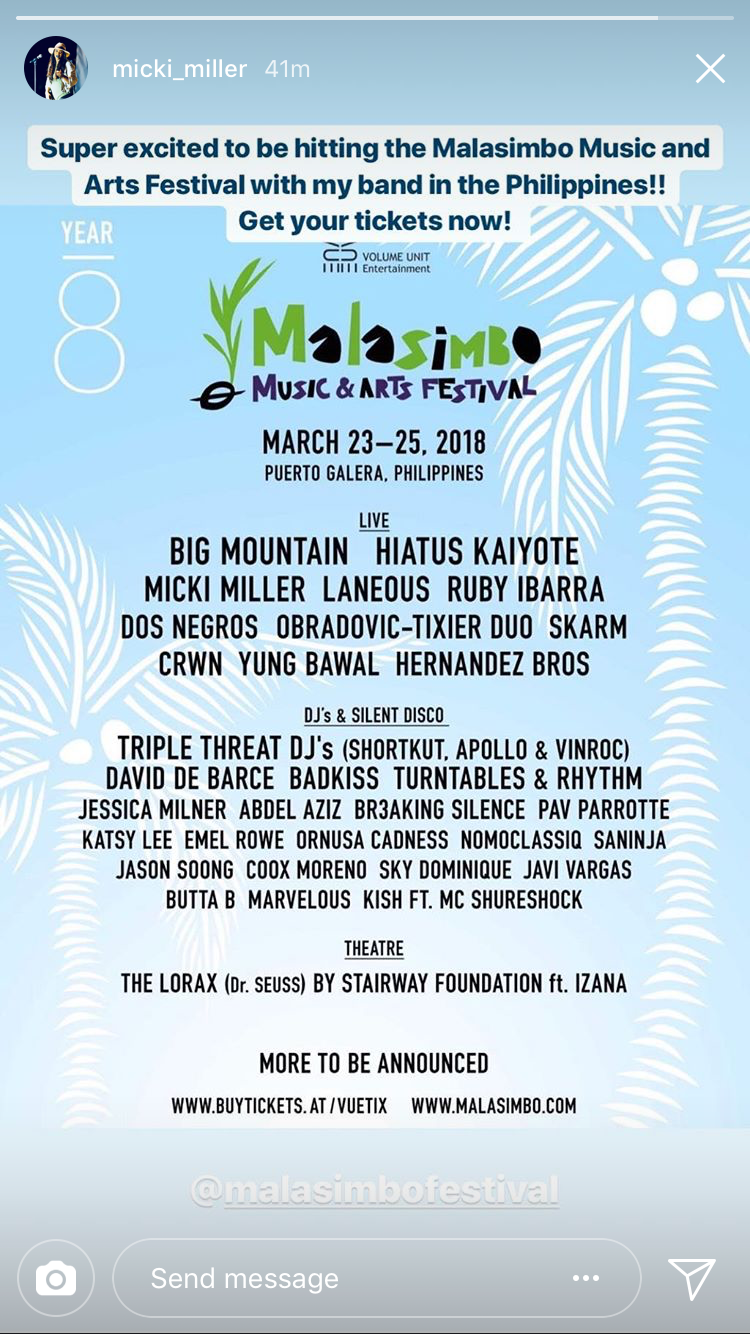 Puerto Galera, Phillipines - w/ Micki Miller @ The Malisimbo Music & Arts Festival