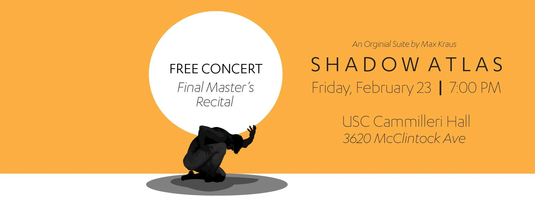 Los Angeles, CA - Max Kraus USC Masters Recital