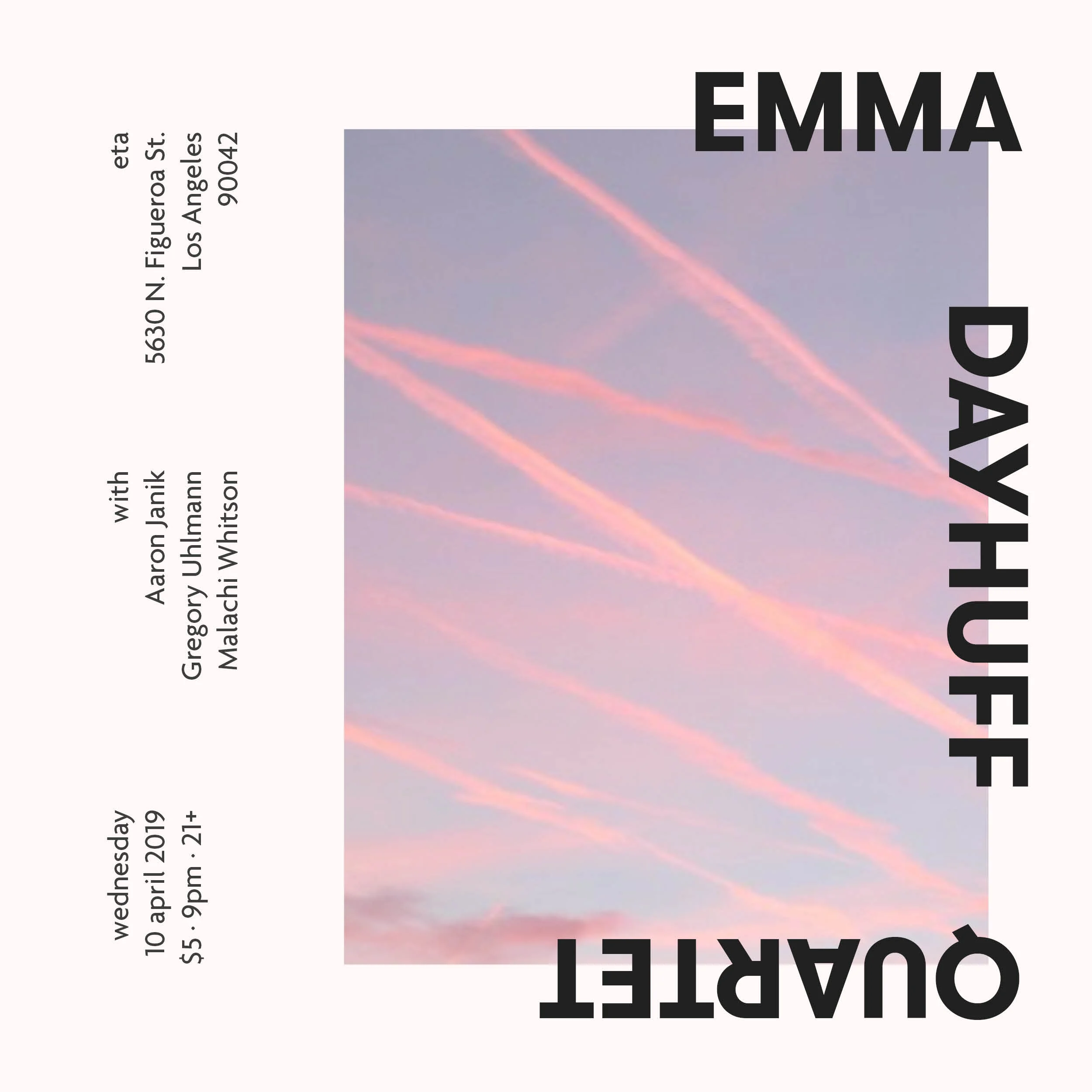 Highland Park, CA - w/ Emma Dayhuff Quartet @ ETA