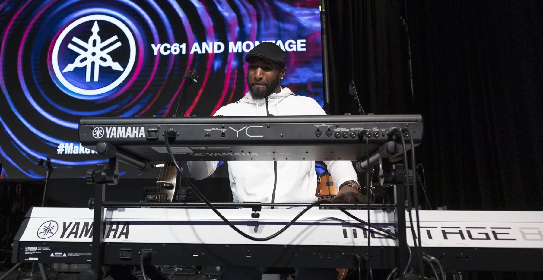 Anaheim, CA - w/ Stan Lewis @ Yamaha Booth (NAMM)