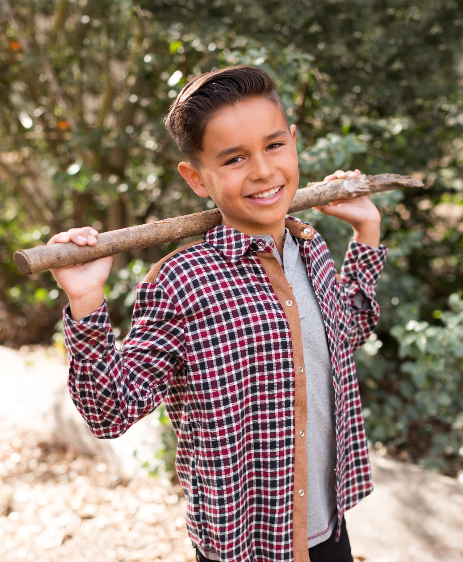 Study Hall Red/Black Flannel Shirt