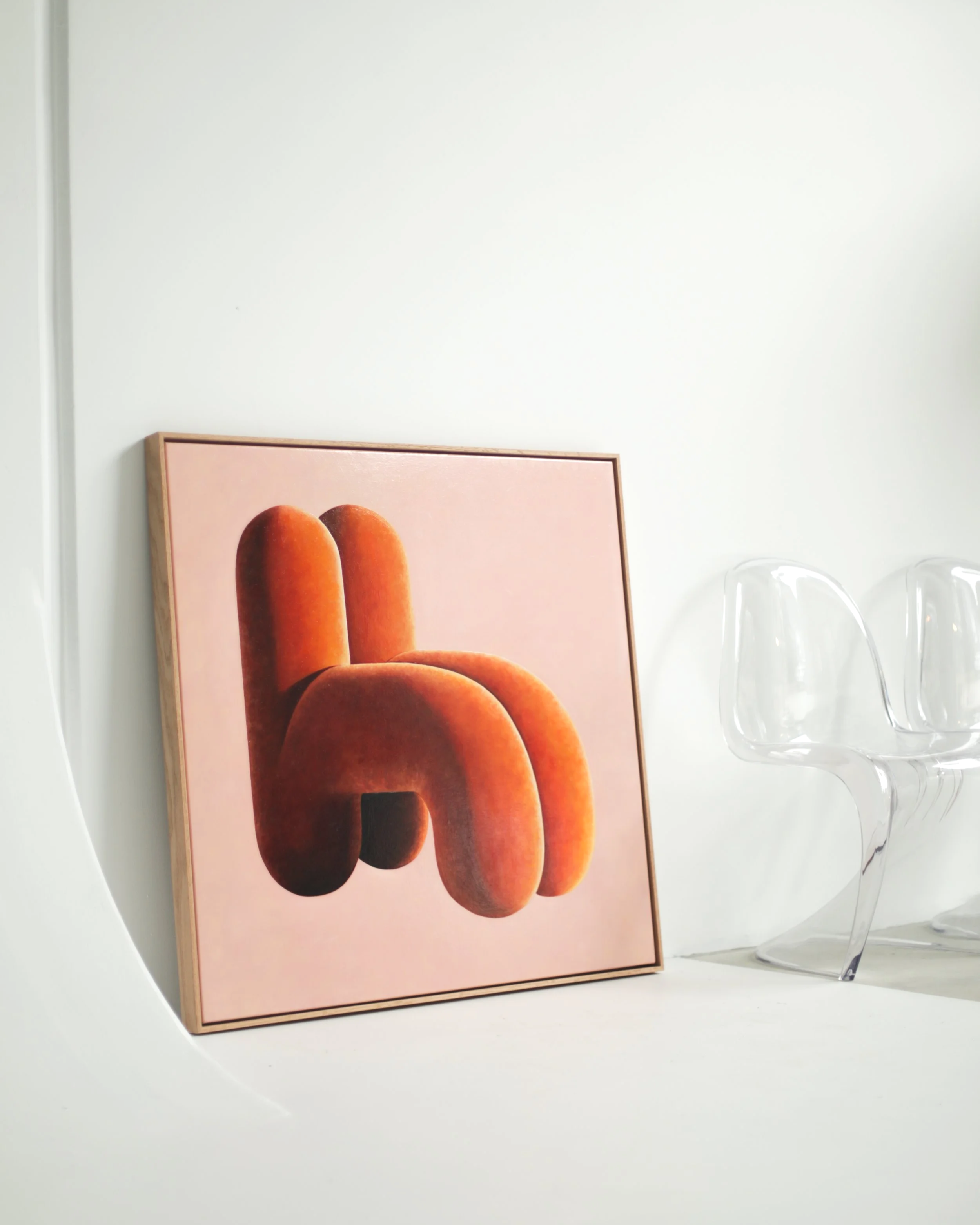 Peach Fuzz - 2024 - 100 x 100cm