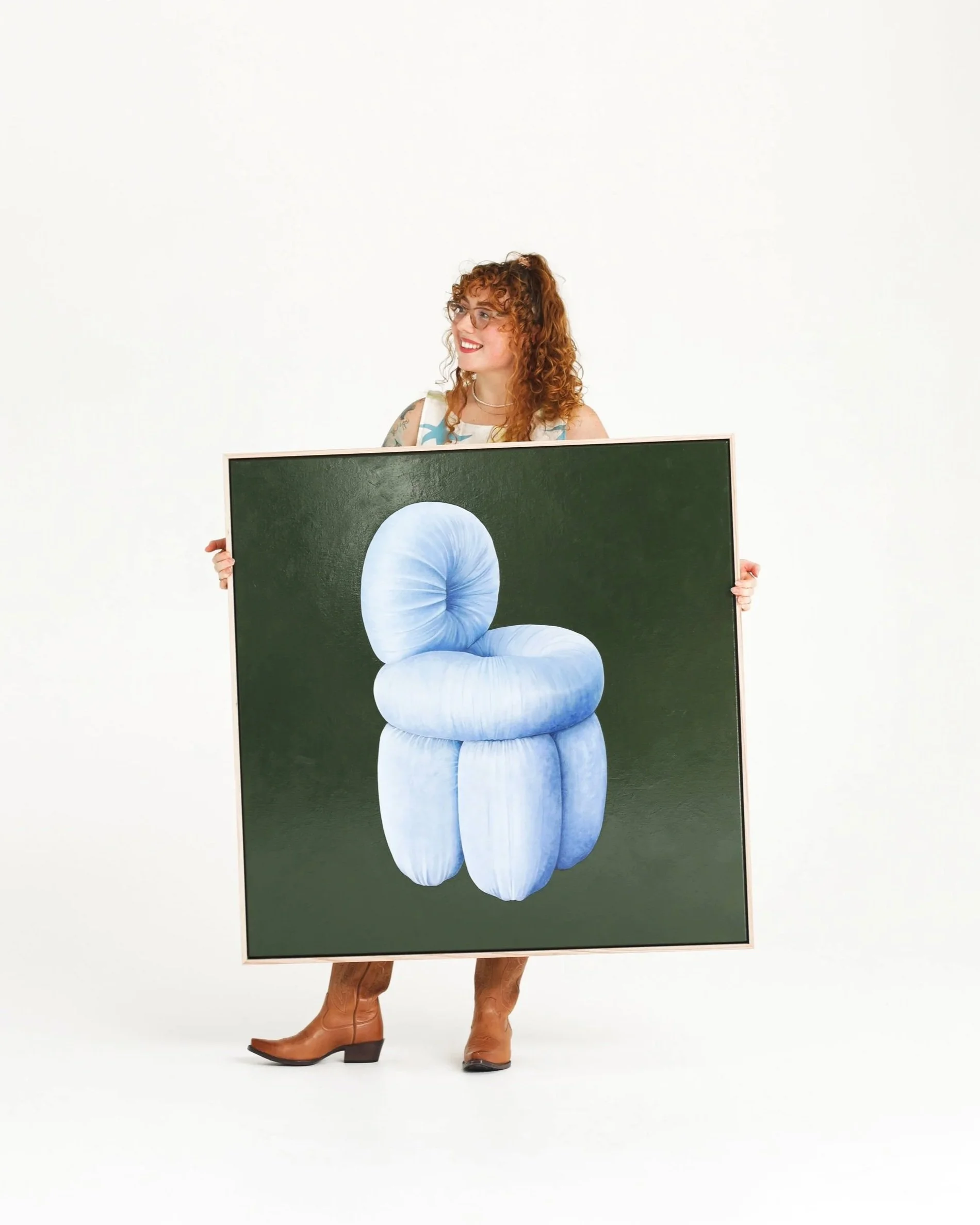 Scrunchie - 2025 - 100 x 100cm