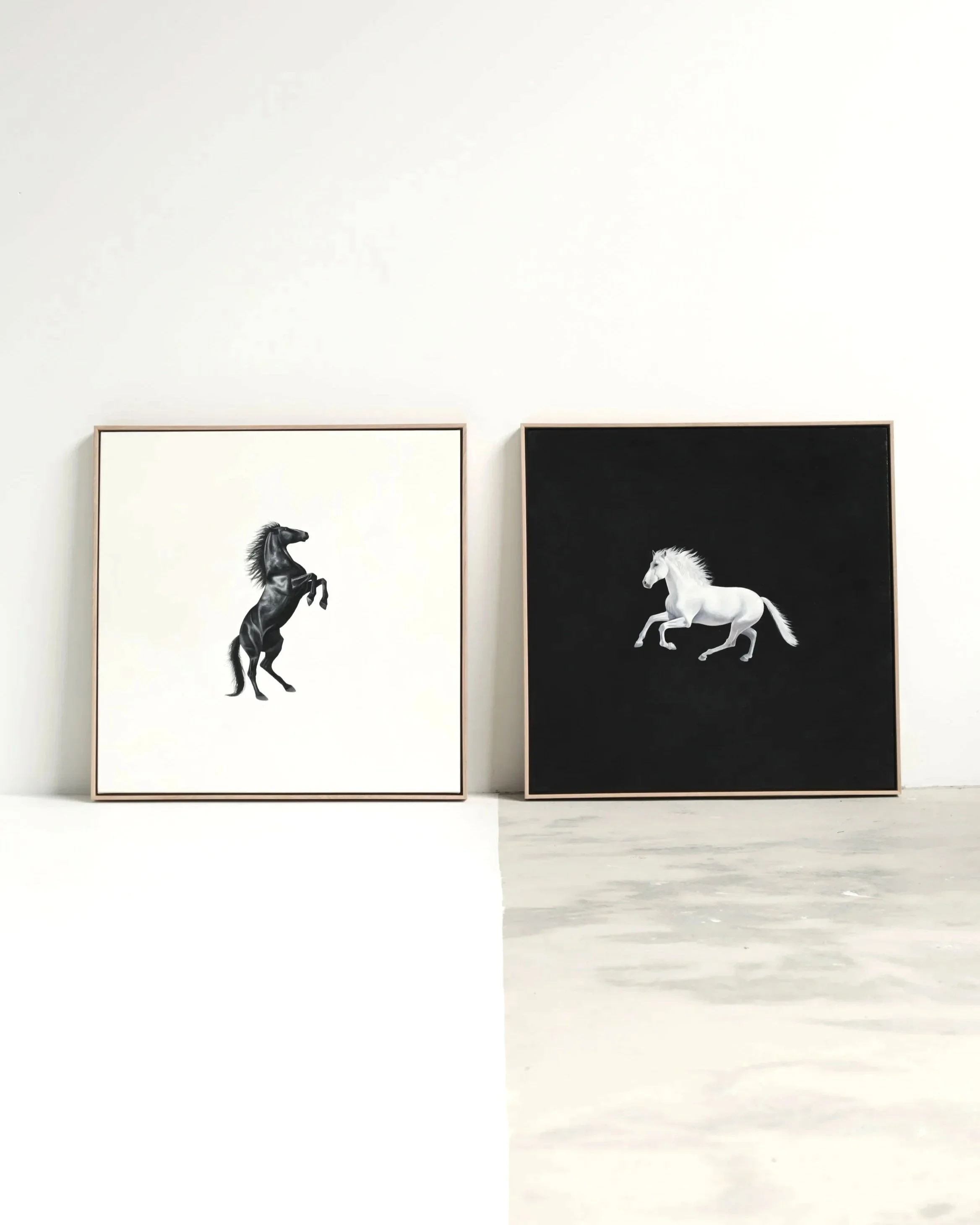 Harry and Honey - 2025 - 76 x 76cm