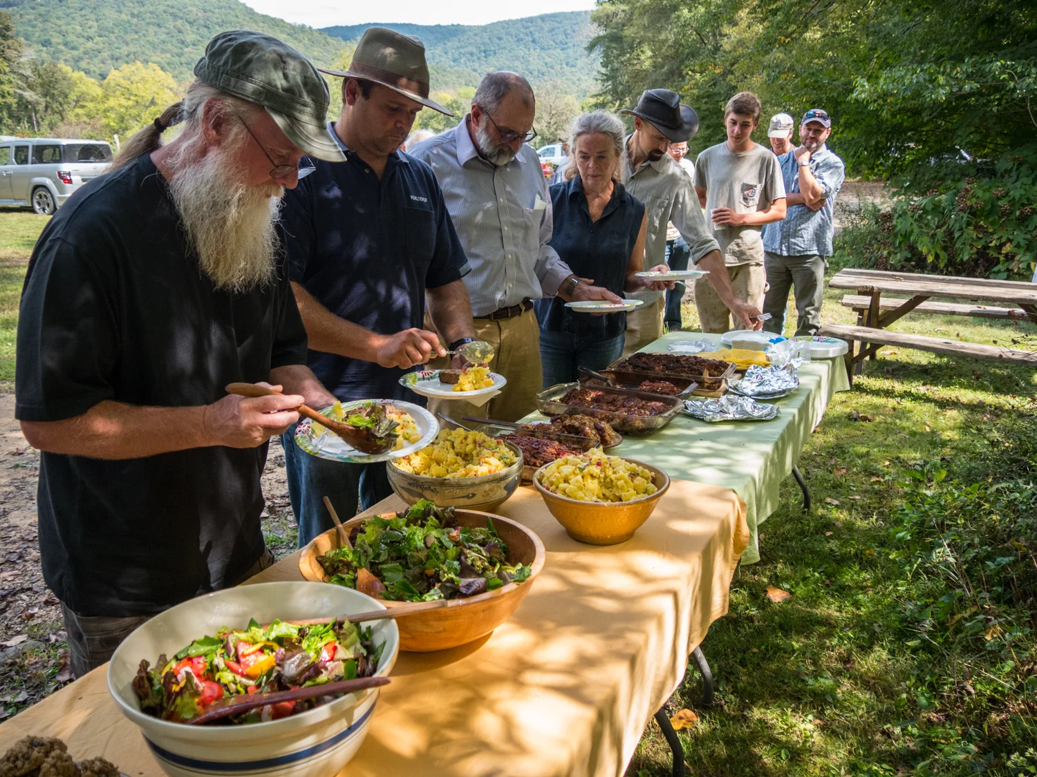 The farm fresh food and baked goods were a big hit, thanks to Miriam Keener, Ashley Keener, Emily Wright, and The Farmers Daughter