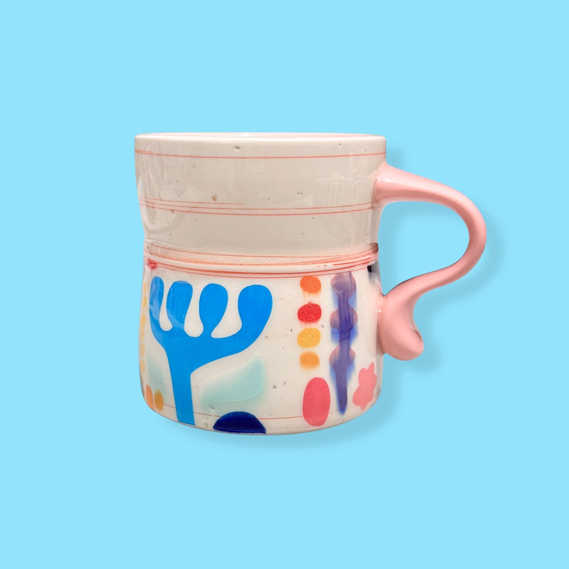 Collage Quilted Hourglass Mug