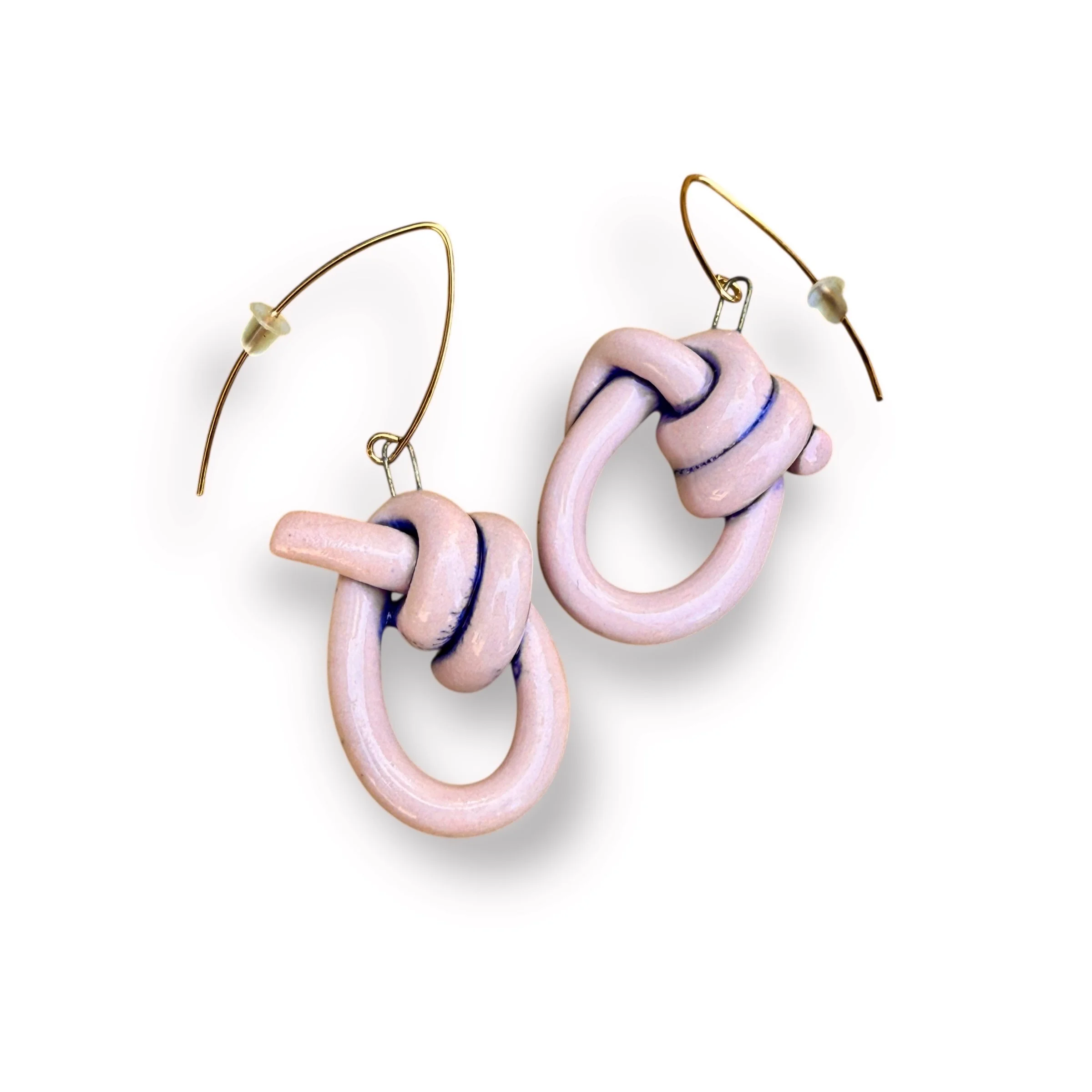 Pink Knot Earrings (FREE SHIPPING)