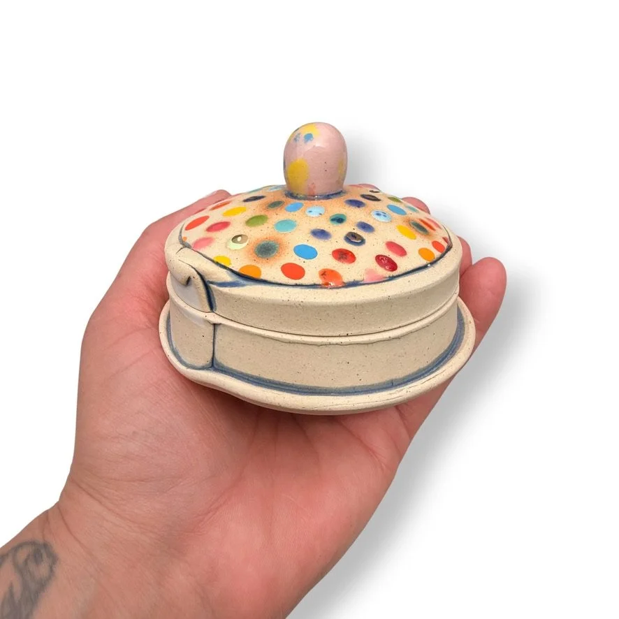 Lil Spotted Keepsake Jar