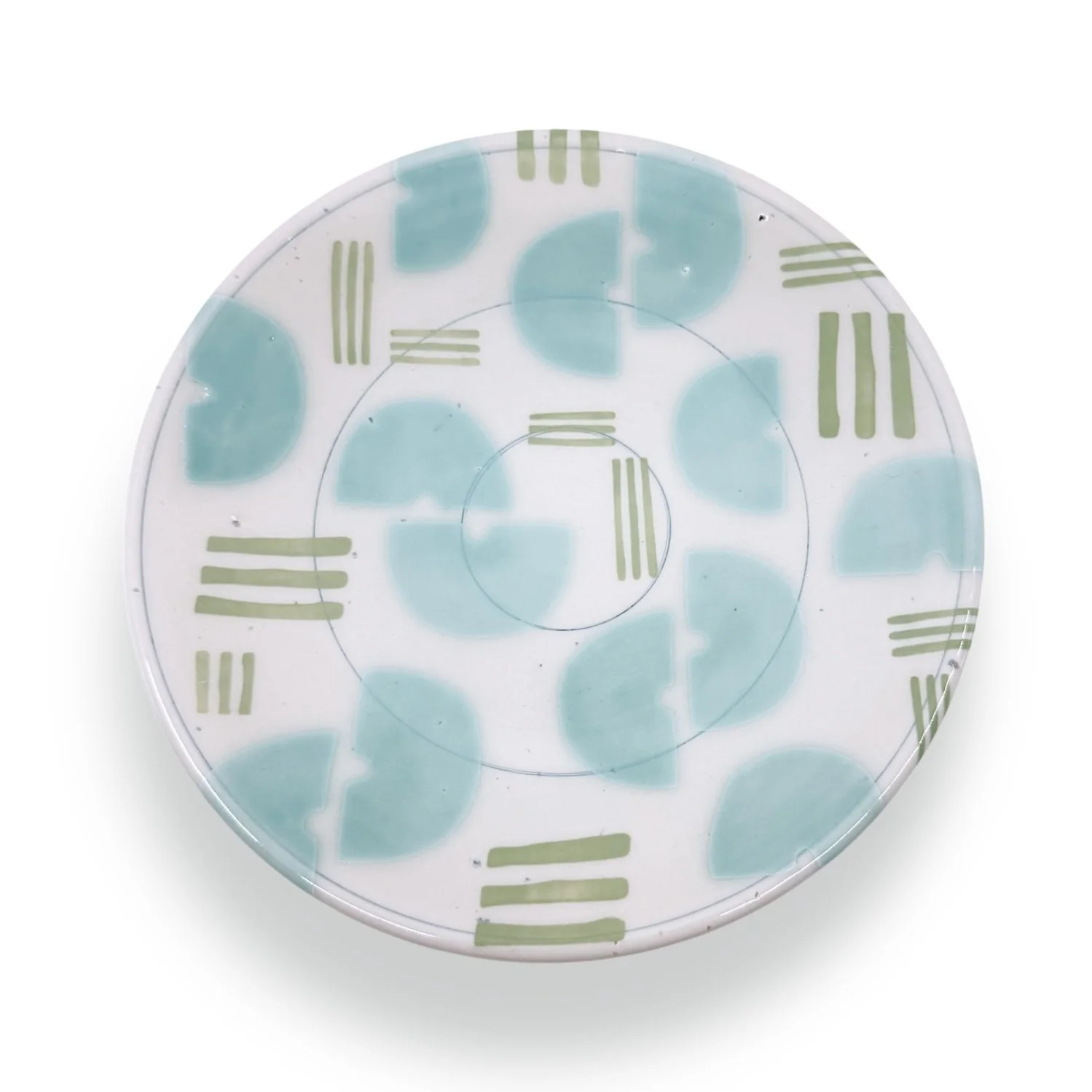 Minty Collage Plate