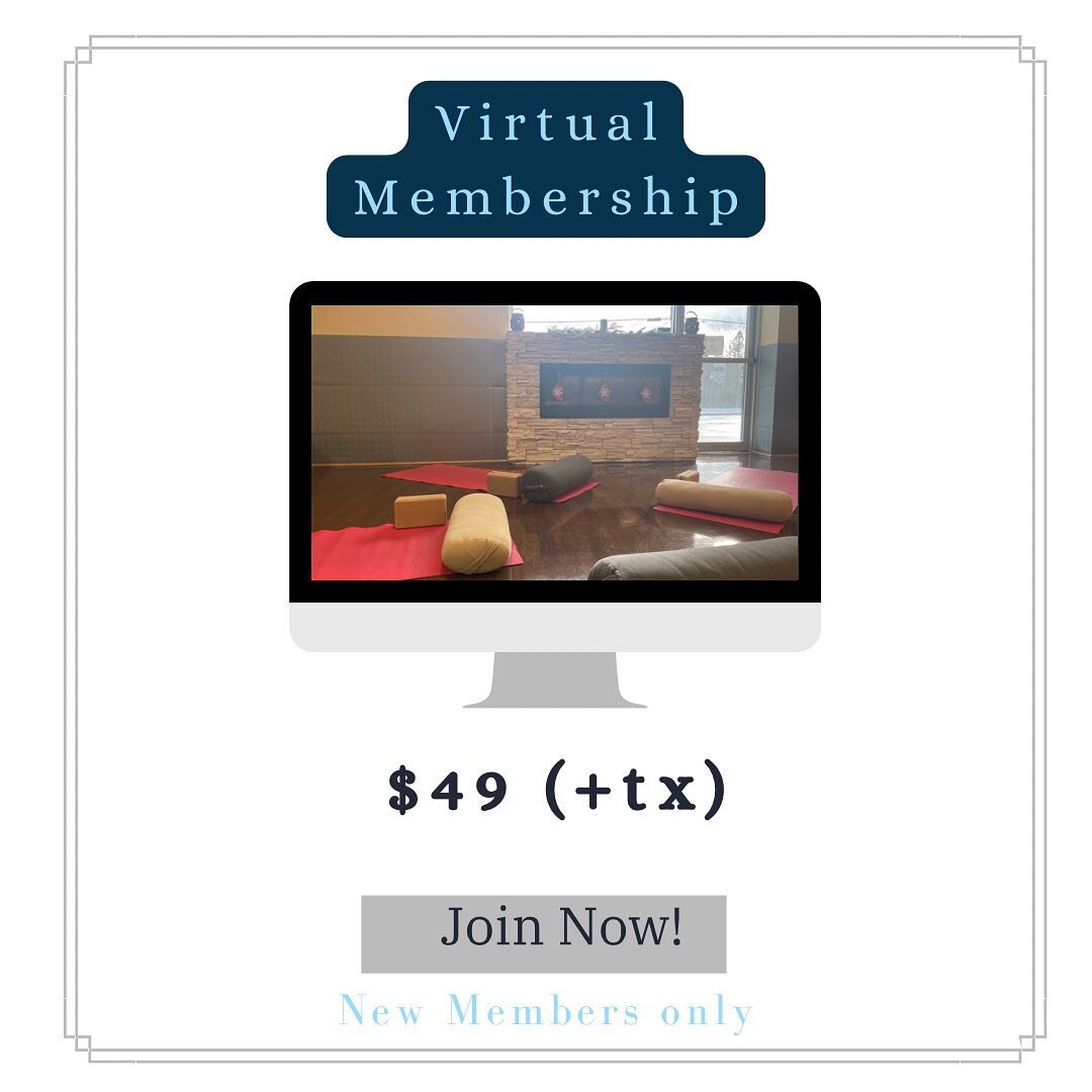 We are in fact back to the screens as we all know, but you can get one of our unlimited memberships at $49! Join us monthly in your specialized yoga practice from home🙏🏼✨ #yoga #sattvayoga #sattvayogabeaconsfield #yogaonline #yogawestisland #virtua