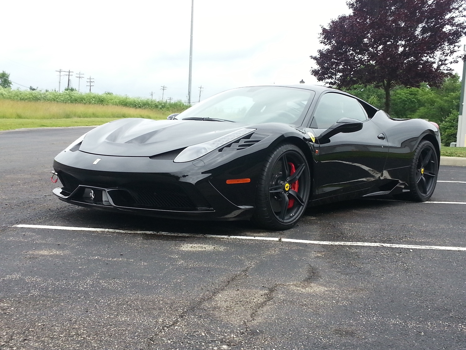 Beautiful Ferrari 458 Protected with Clear Bra