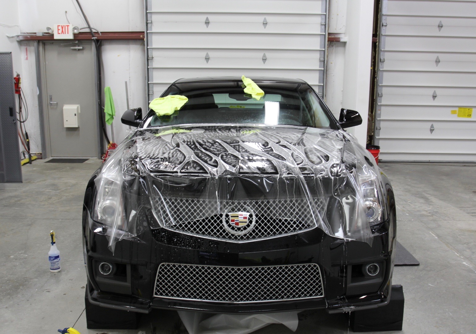 Once we have the car's paint fully corrected, we moved on to applying Xpel Ultimate paint protection film to keep this finish protected from damage caused by rocks, insects and road debris.
