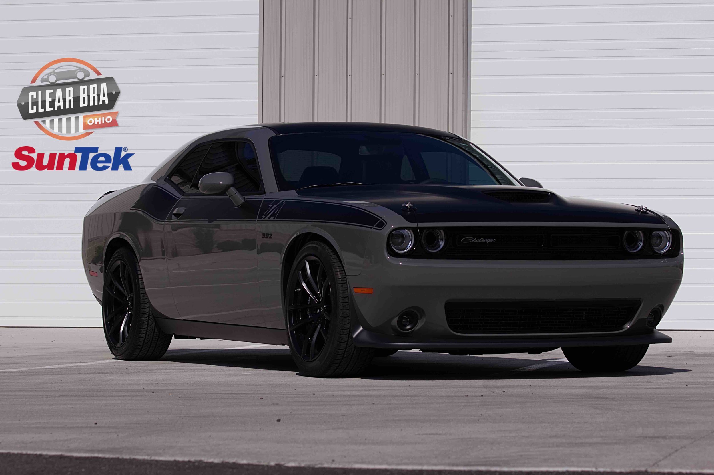 Stealth Dodge Challenger Needed a Custom Clear Bra Solution