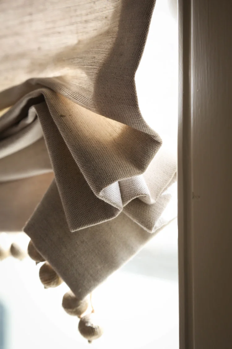 St Charles Custom Handmade Shade with Pompom Trim
