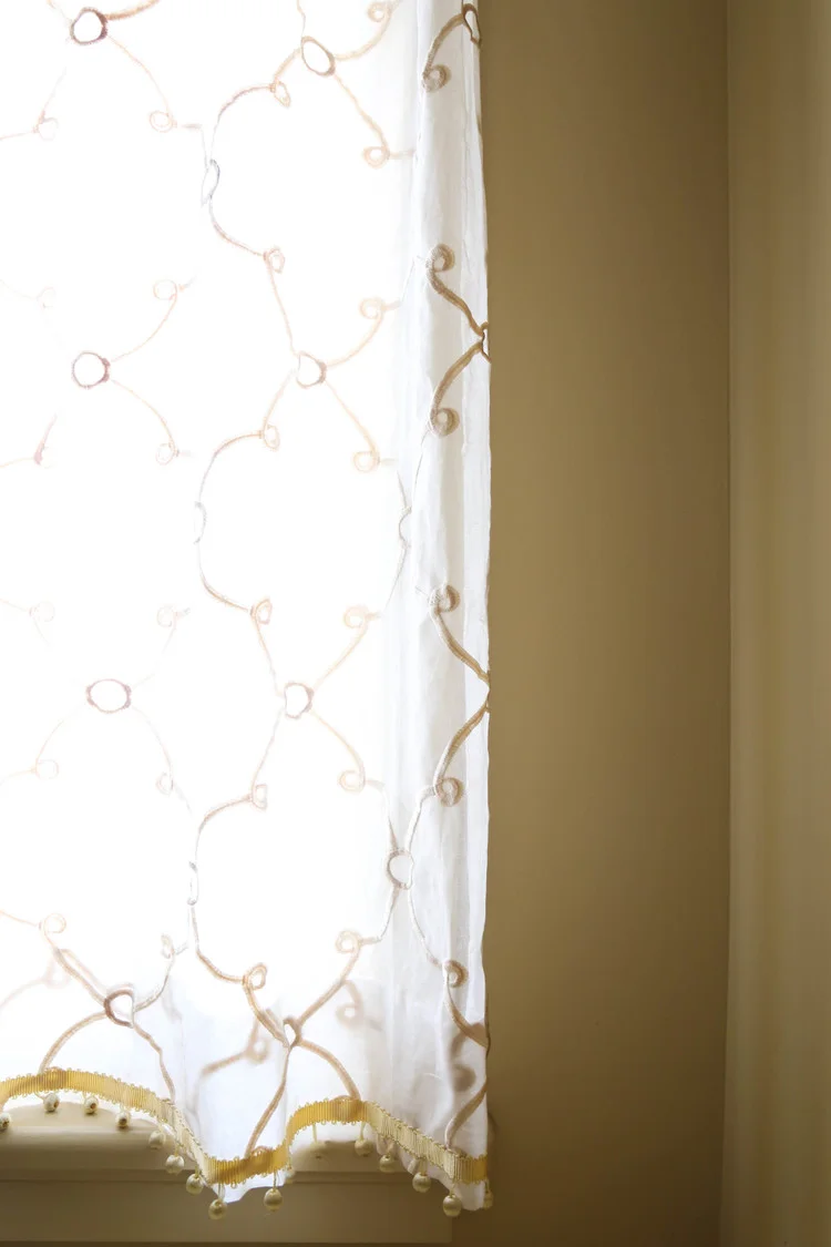 Rosa Park Custom Handmade Sheer Drapery