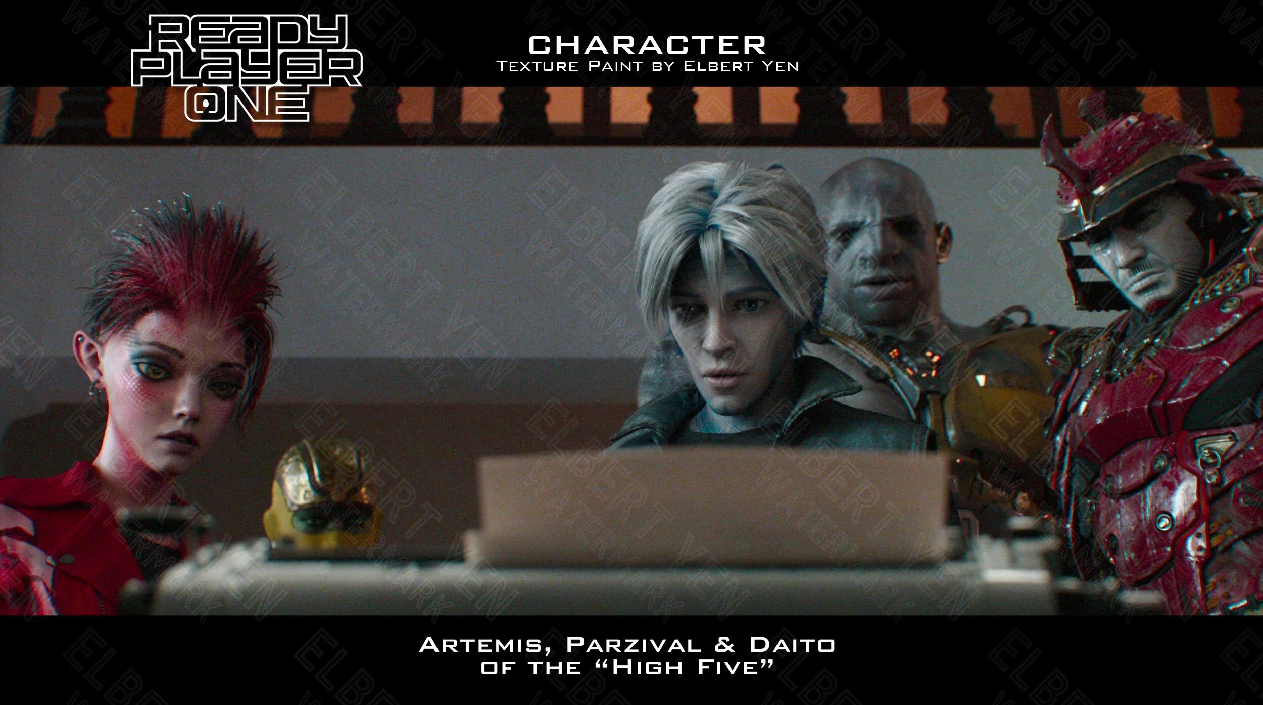 Art3mis, Parzival & Daito of the "High Five"