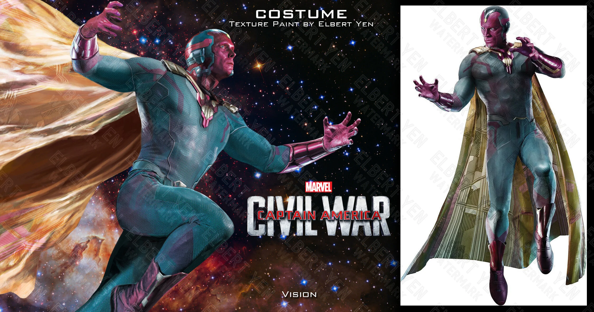 Vision's Costume (Excluding Cape)