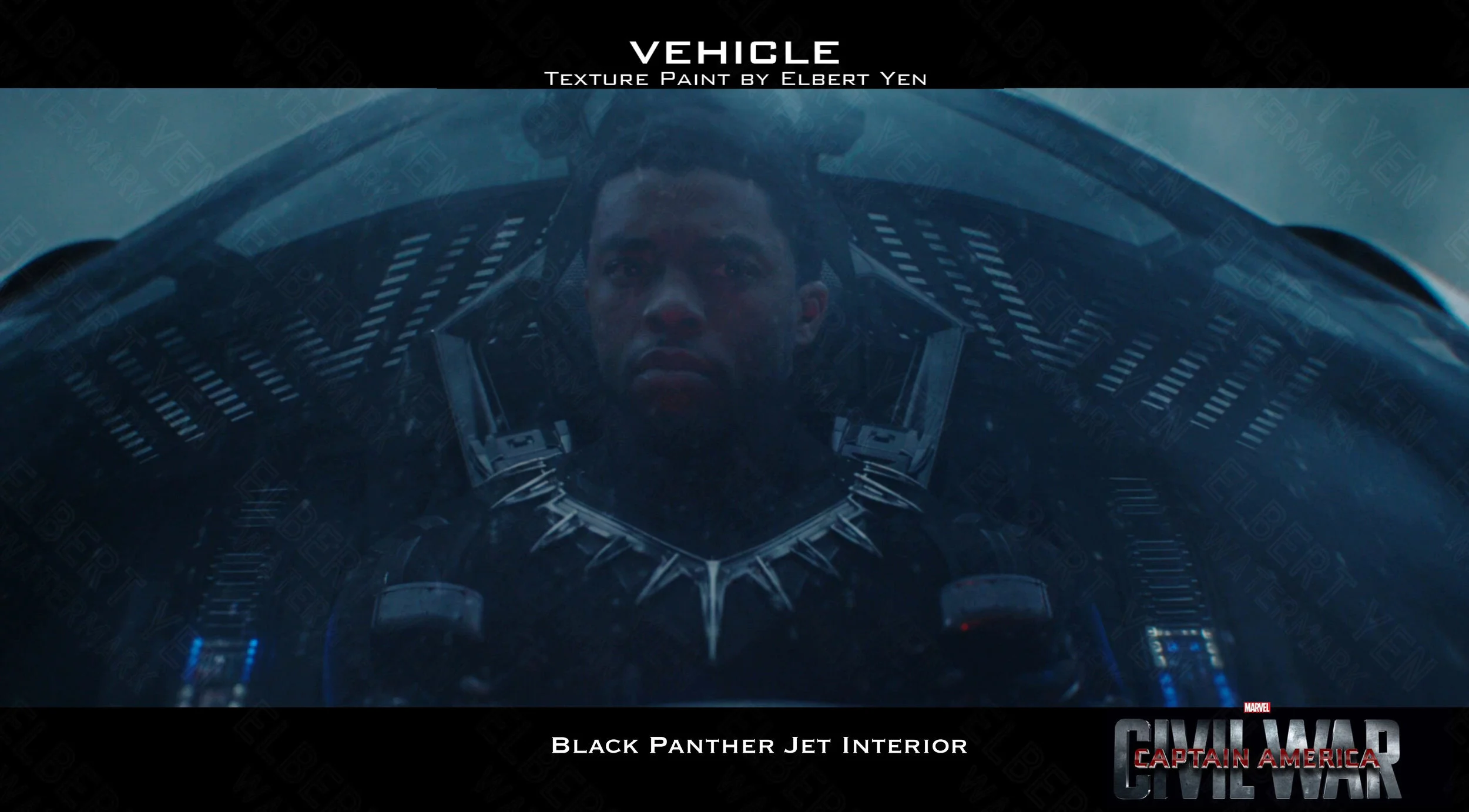 Black Panther Jet Interior