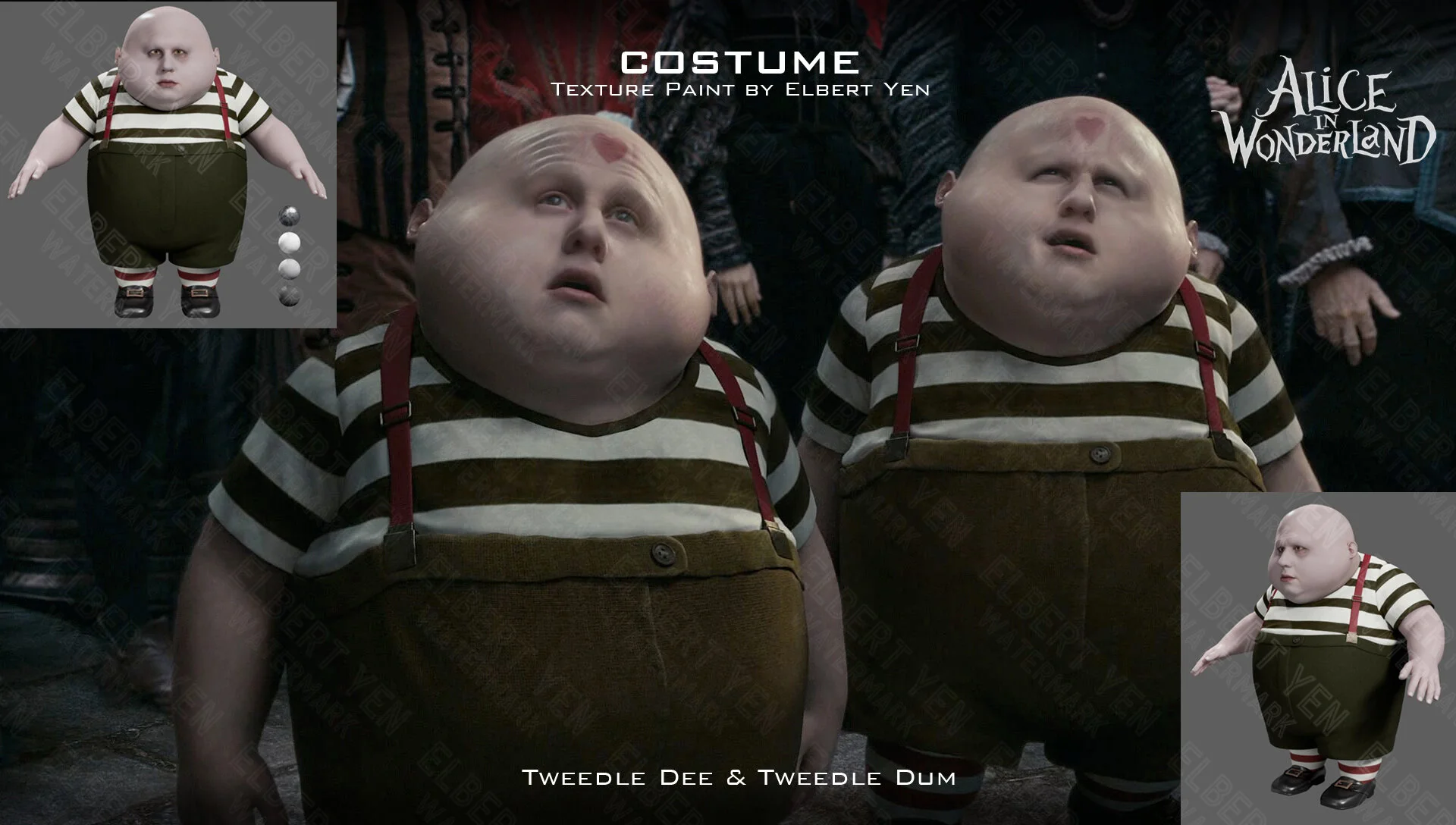 Tweedle Dee's & Tweedle Dum's Outfits