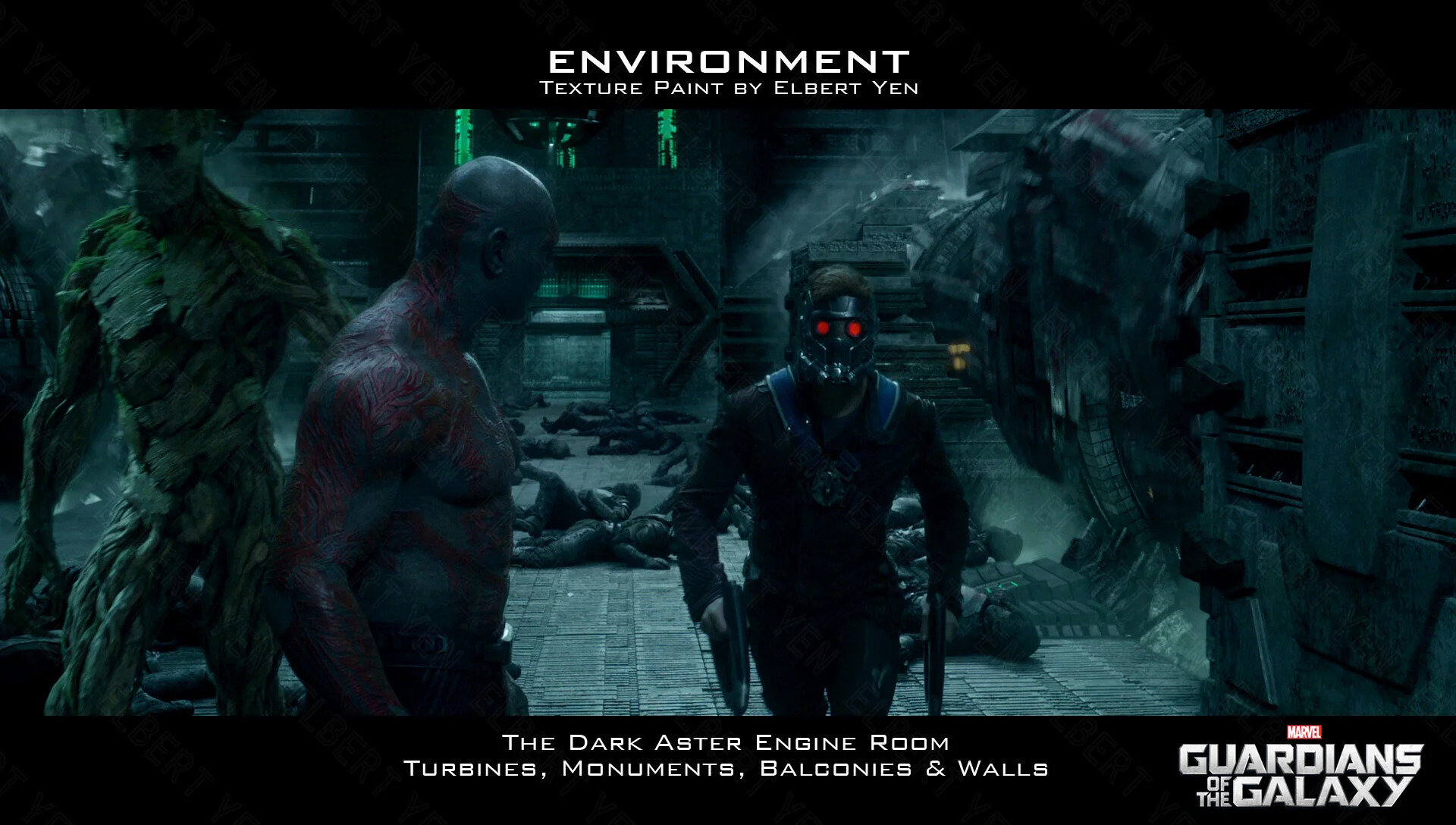 Dark Aster Engine Room Interior