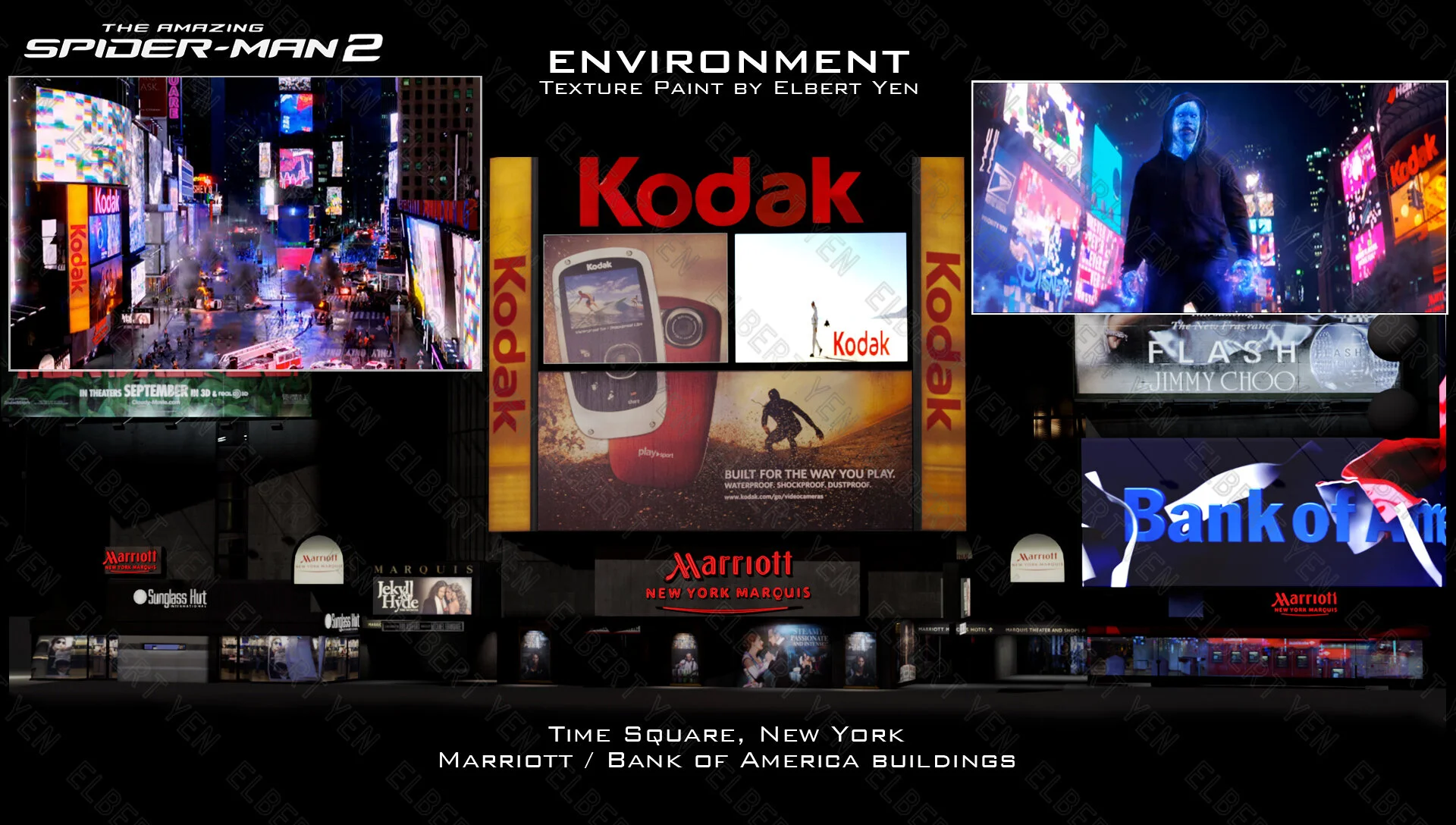 Time Square, New York, City Block