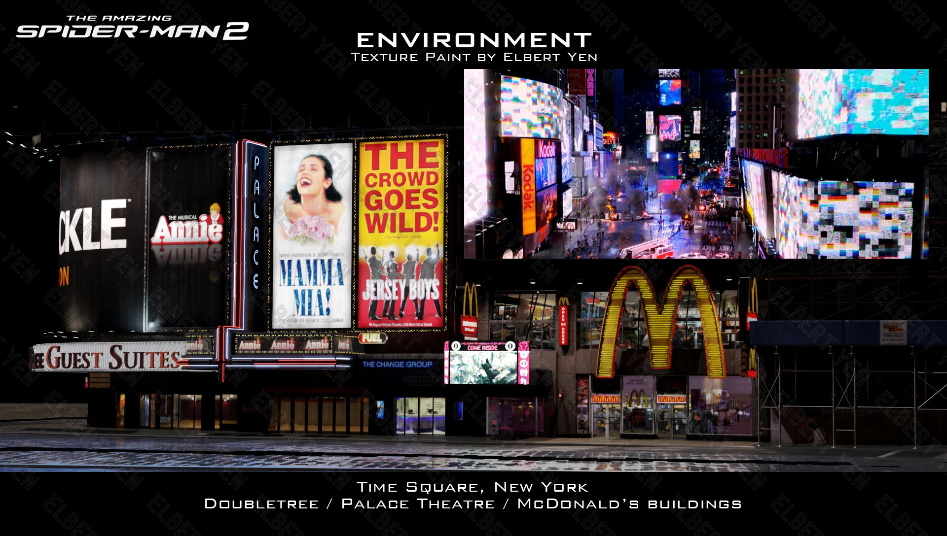 Time Square, New York, City Block