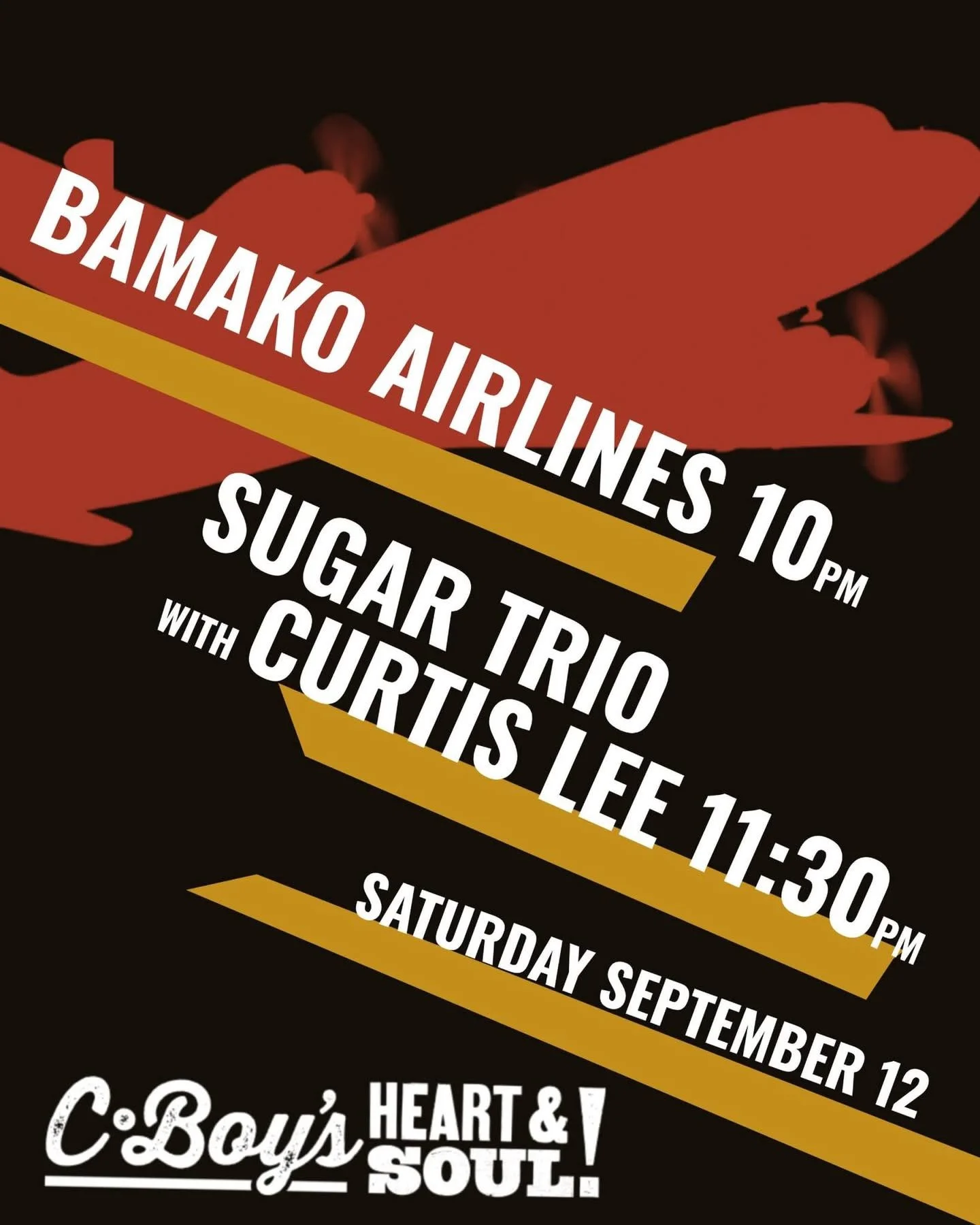 Curtis Lee and the Sugar Trio Live at Cboys Heart and Soul! 