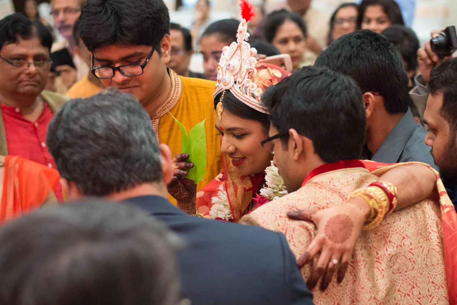 "Behind the auspices of the betel leaf.." -Shrija, the bride