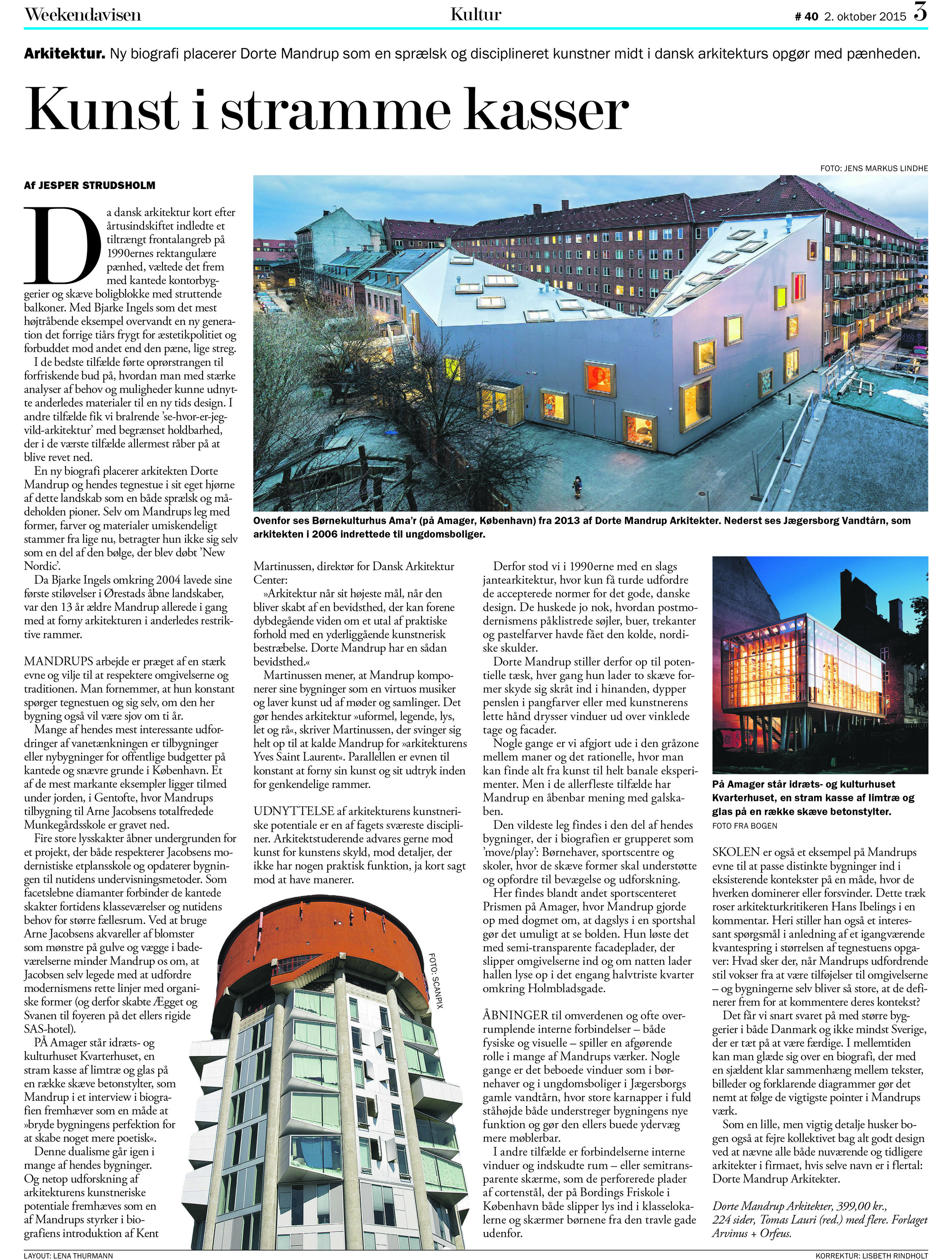 WEEKENDAVISEN 2. OKTOBER 2015