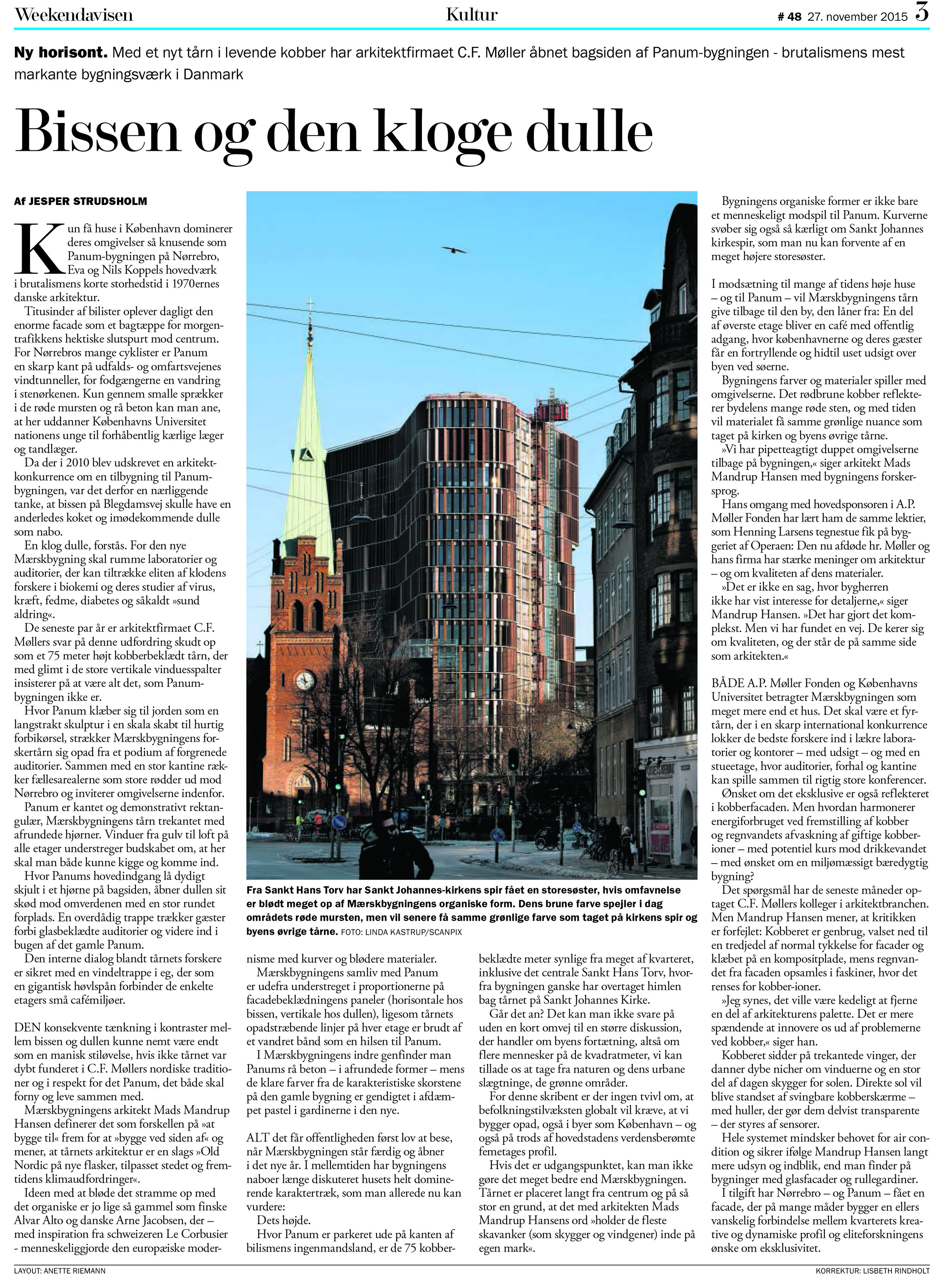 WEEKENDAVISEN 27. NOVEMBER 2015