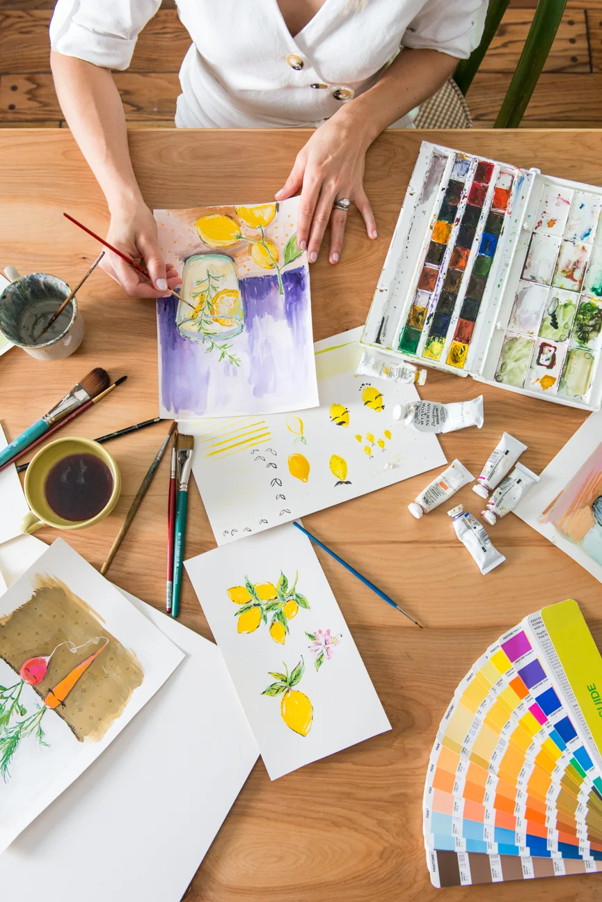 Paprika Southern Studios for Darling Lemon | Brand Lifestyle | Personal Branding | Photo Shoot | Artist Studio | Lifestyle Photography | Brand Photography