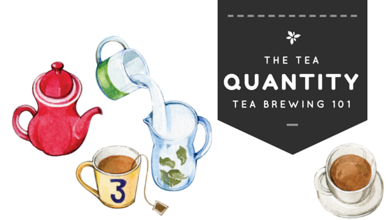 tea brewing 101 : Quantity
